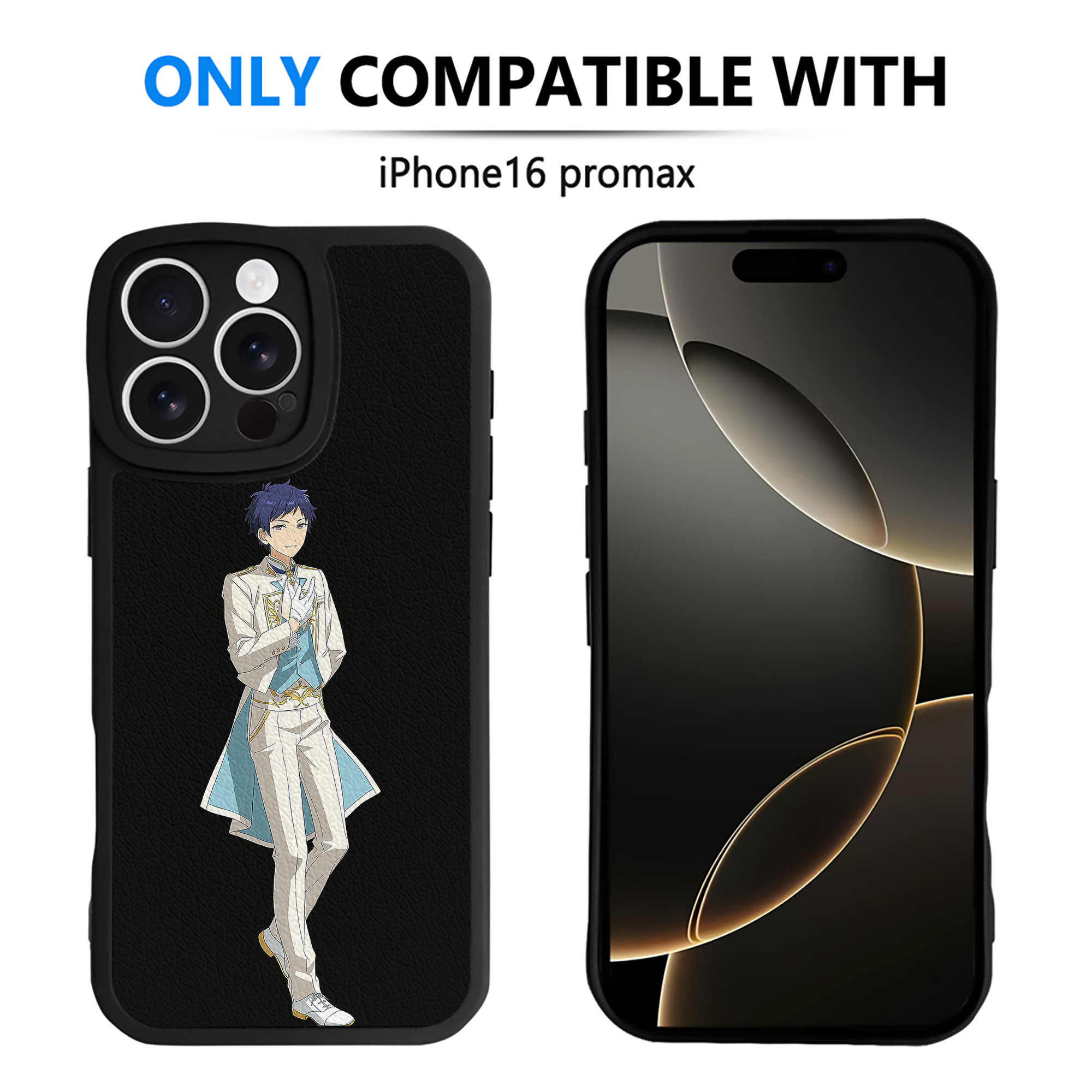 （画像用） あんさんぶるスターズ! Ensemble Stars 【iPhone 16シリーズ対応】シリコンスマホケース（レザー調） 材質：シリコン